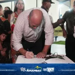 Prefeitura de Amambai, Governo do Estado, Grupo Solo Mio e Câmara Municipal inauguraram Escola Novo Horizonte