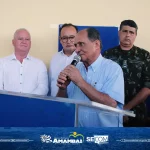 Prefeitura de Amambai, Governo do Estado, Grupo Solo Mio e Câmara Municipal inauguraram Escola Novo Horizonte