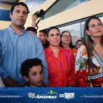 Prefeitura de Amambai, Governo do Estado, Grupo Solo Mio e Câmara Municipal inauguraram Escola Novo Horizonte