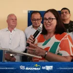 Prefeitura de Amambai, Governo do Estado, Grupo Solo Mio e Câmara Municipal inauguraram Escola Novo Horizonte