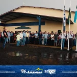 Prefeitura de Amambai, Governo do Estado, Grupo Solo Mio e Câmara Municipal inauguraram Escola Novo Horizonte