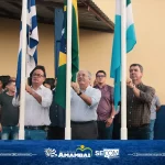 Prefeitura de Amambai, Governo do Estado, Grupo Solo Mio e Câmara Municipal inauguraram Escola Novo Horizonte