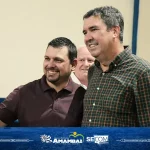 Prefeitura de Amambai, Governo do Estado, Grupo Solo Mio e Câmara Municipal inauguraram Escola Novo Horizonte