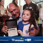 Prefeitura de Amambai, Governo do Estado, Grupo Solo Mio e Câmara Municipal inauguraram Escola Novo Horizonte