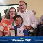 Prefeitura de Amambai, Governo do Estado, Grupo Solo Mio e Câmara Municipal inauguraram Escola Novo Horizonte