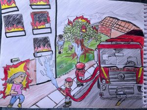 Especial Dia das Crianças: Concurso de Desenhos do CBMMS teve 80 participantes; confira o resultado