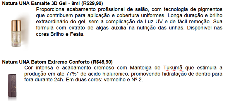 Natura apresenta a coleção UNA Brilho, exclusiva para as festas de final de ano