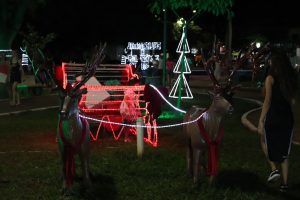 Abertura do Natal de Luzes em Amambai: Confira os registros de uma noite mágica