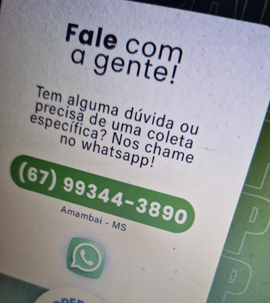 Coopercicla de Amambai oferece Disque Coleta para facilitar descarte consciente Coopercicla de Amambai oferece Disque Coleta para facilitar descarte consciente