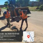 Prefeitura intensifica ações de recuperação em estradas e vias urbanas após fortes chuvas