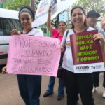Simted de Amambai participa de mobilização em Campo Grande durante a 26ª Semana Nacional em Defesa da Educação Pública
