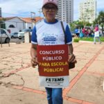 Simted de Amambai participa de mobilização em Campo Grande durante a 26ª Semana Nacional em Defesa da Educação Pública