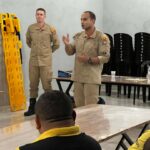 Trilheiros do Tatu Peba recebem treinamento de primeiros socorros com o Corpo de Bombeiros