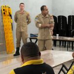 Trilheiros do Tatu Peba recebem treinamento de primeiros socorros com o Corpo de Bombeiros