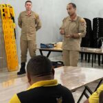 Trilheiros do Tatu Peba recebem treinamento de primeiros socorros com o Corpo de Bombeiros