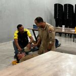 Trilheiros do Tatu Peba recebem treinamento de primeiros socorros com o Corpo de Bombeiros