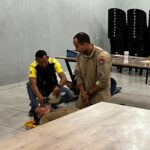 Trilheiros do Tatu Peba recebem treinamento de primeiros socorros com o Corpo de Bombeiros