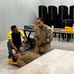 Trilheiros do Tatu Peba recebem treinamento de primeiros socorros com o Corpo de Bombeiros