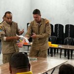 Trilheiros do Tatu Peba recebem treinamento de primeiros socorros com o Corpo de Bombeiros