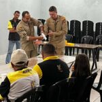 Trilheiros do Tatu Peba recebem treinamento de primeiros socorros com o Corpo de Bombeiros
