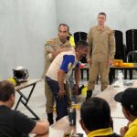 Trilheiros do Tatu Peba recebem treinamento de primeiros socorros com o Corpo de Bombeiros