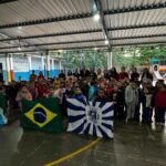Momento cívico reúne estudantes e fortalece valores de cidadania na Escola Rachid