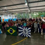 Momento cívico reúne estudantes e fortalece valores de cidadania na Escola Rachid