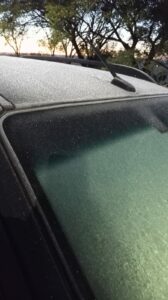Geada atinge Amambai e temperaturas despencam a 2ºC na madrugada desta terça-feira (24)