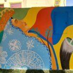 Arte na Praça: Miguela Peralta Moura transforma o céu da fronteira em identidade visual e afeto coletivo