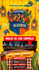 Amambai Arraiá da Alegria promete noite de festa, sabores e cultura neste sábado, dia 12