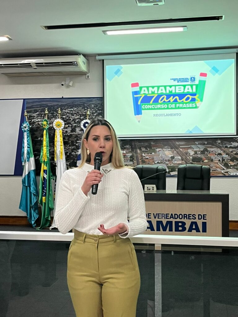 Amambai lança oficialmente Concurso de Frases em comemoração aos 77 anos do município