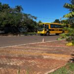 Ônibus do transporte escolar de Amambai passam por vistoria