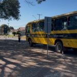 Ônibus do transporte escolar de Amambai passam por vistoria