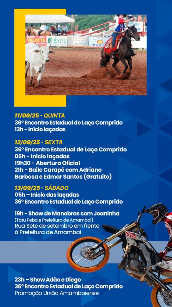 Prefeitura de Amambai divulga calendário especial em comemoração aos 77 anos do município