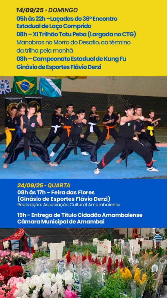 Prefeitura de Amambai divulga calendário especial em comemoração aos 77 anos do município