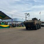 Desfile cívico-militar abre programação de aniversário de 77 anos de Amambai