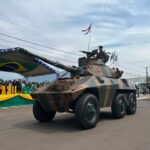 Desfile cívico-militar abre programação de aniversário de 77 anos de Amambai