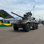 Desfile cívico-militar abre programação de aniversário de 77 anos de Amambai
