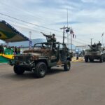Desfile cívico-militar abre programação de aniversário de 77 anos de Amambai
