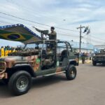 Desfile cívico-militar abre programação de aniversário de 77 anos de Amambai