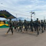 Desfile cívico-militar abre programação de aniversário de 77 anos de Amambai