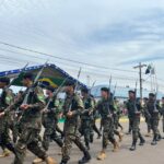 Desfile cívico-militar abre programação de aniversário de 77 anos de Amambai