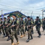 Desfile cívico-militar abre programação de aniversário de 77 anos de Amambai