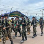 Desfile cívico-militar abre programação de aniversário de 77 anos de Amambai