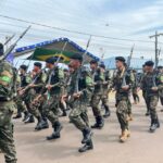 Desfile cívico-militar abre programação de aniversário de 77 anos de Amambai