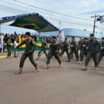 Desfile cívico-militar abre programação de aniversário de 77 anos de Amambai