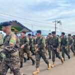 Desfile cívico-militar abre programação de aniversário de 77 anos de Amambai