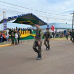 Desfile cívico-militar abre programação de aniversário de 77 anos de Amambai