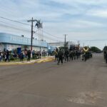 Desfile cívico-militar abre programação de aniversário de 77 anos de Amambai