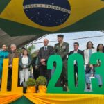 Desfile cívico-militar abre programação de aniversário de 77 anos de Amambai